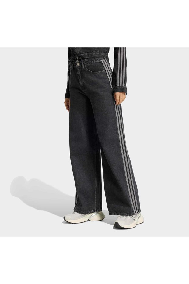 Originals Women's Black Jean Trousers (Kq6469)