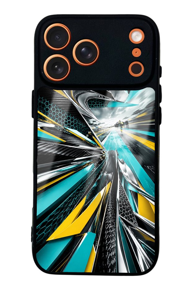 حافظة هاتف لامعة بتصميم Apex Surge لهاتف iPhone 17 Pro Max