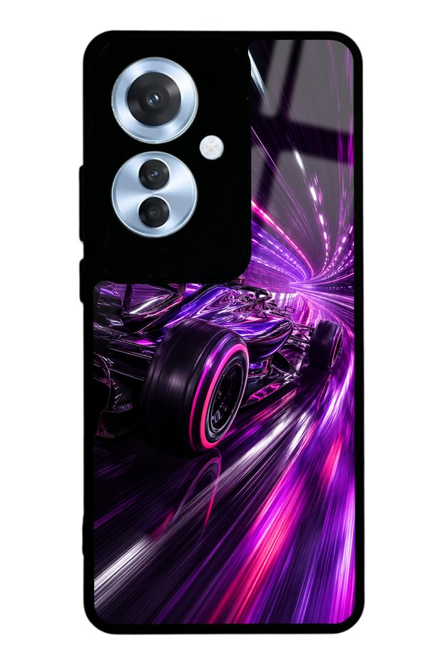 Oppo Reno 11F Quantum Drive Design Glossy Phone Case