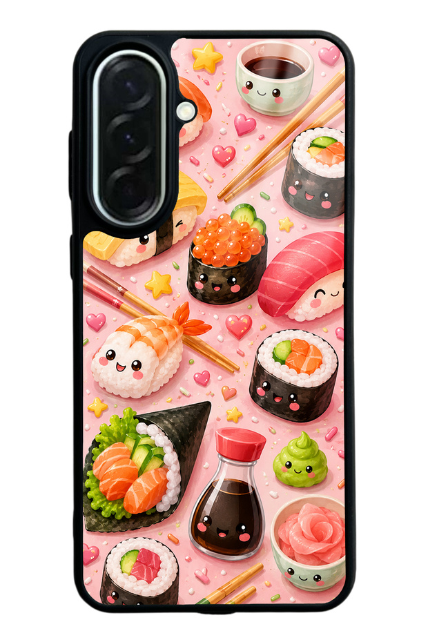 Samsung A37 Sushi Love Club Design Glossy Phone Case
