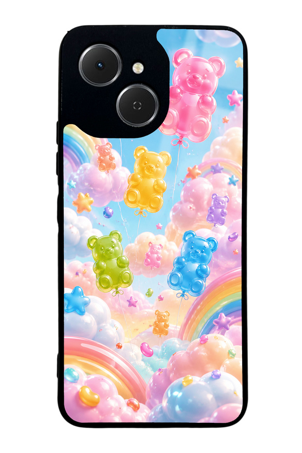 Tecno Spark 40C Jelly Bear Sky Design Glossy Phone Case