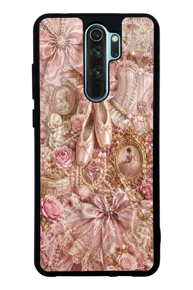 حافظة هاتف لامعة بتصميم Angel Ballet لهاتف Xiaomi Redmi Note 8 Pro