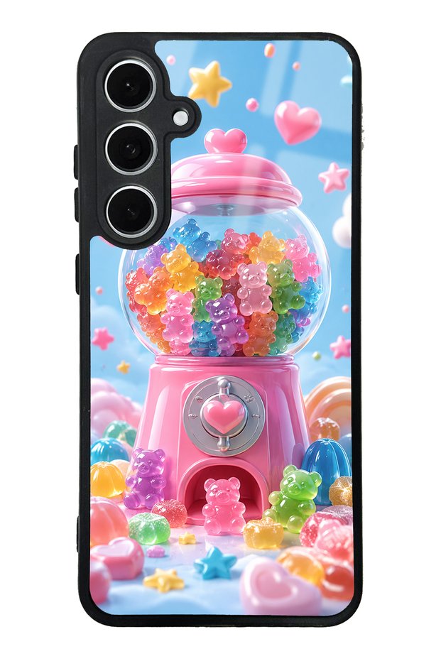Samsung S24 Fe Candy Bear Dream Design Glossy Phone Case