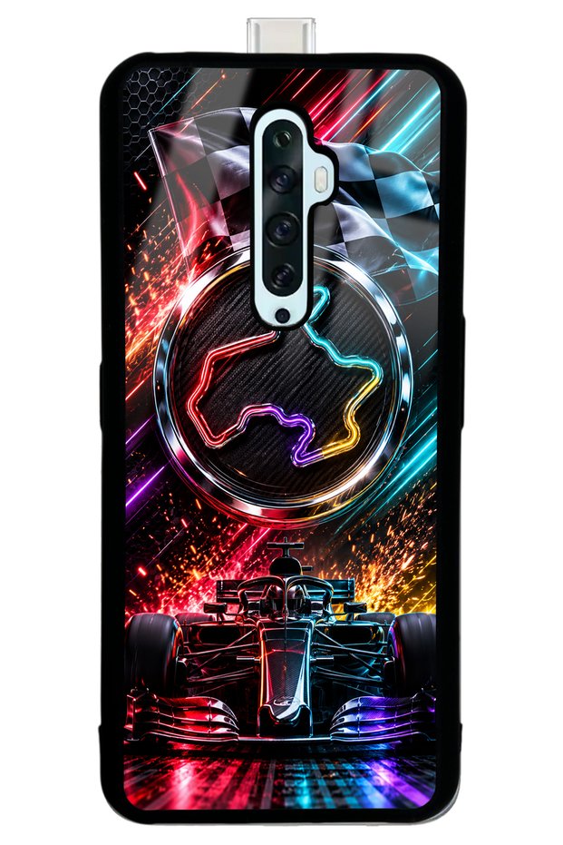 Oppo Reno 2Z Glossy Phone Case with Apex Lights Design