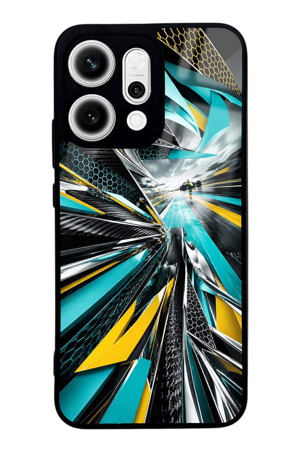 Oppo Reno 14 Apex Surge Design Glossy Phone Case