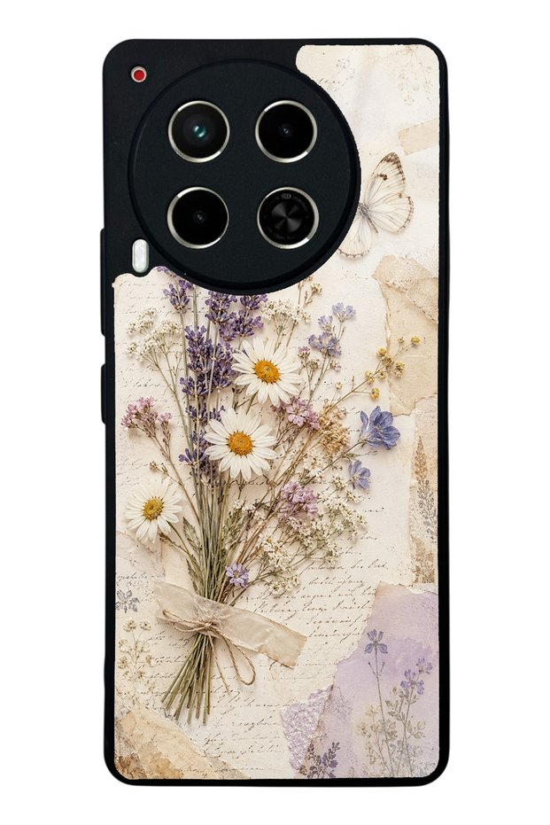 Tecno Camon 30 Lavender Meadow Design Glossy Phone Case