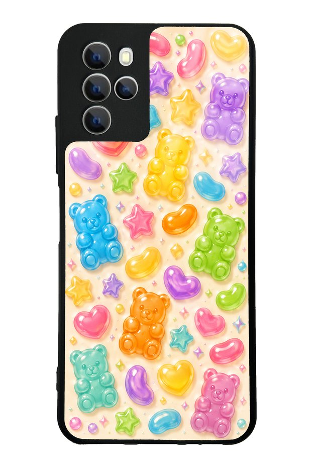 Omix X700 Sweet Bear Jelly Design Glossy Phone Case