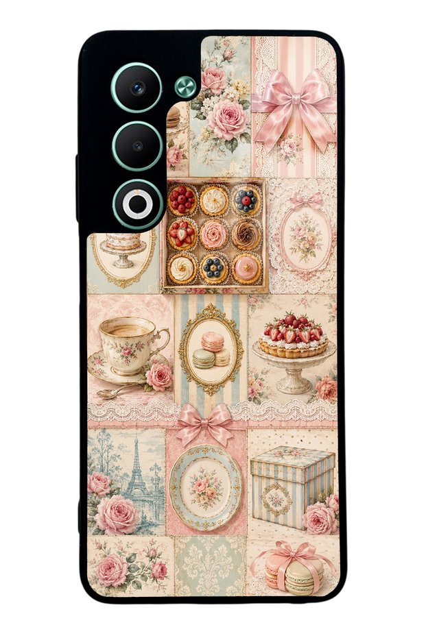 Oppo A5 Parisian Sweet Quilt Design Glossy Phone Case