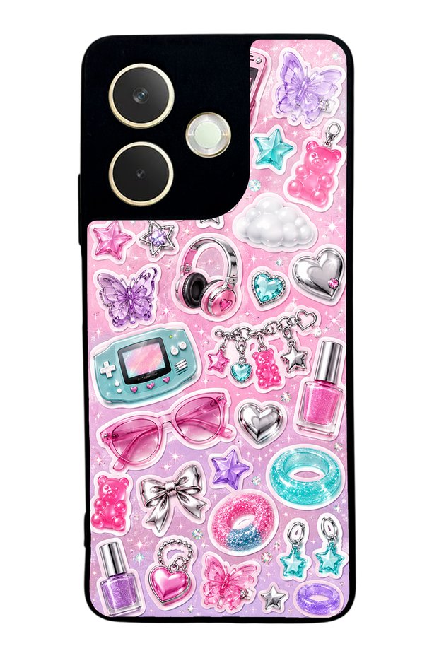 Oppo A5 Pro Y2K Sticker Dreams Design Glossy Phone Case