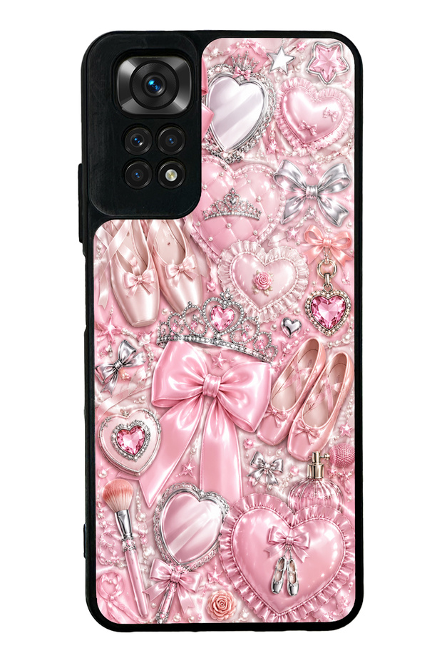 Xiaomi Redmi Note 11S Royal Pink Ballet Design Glossy Phone Case