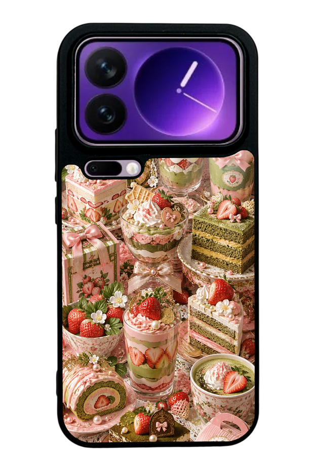 Xiaomi 17 Pro Max Sweet Matcha Bakery Design Glossy Phone Case