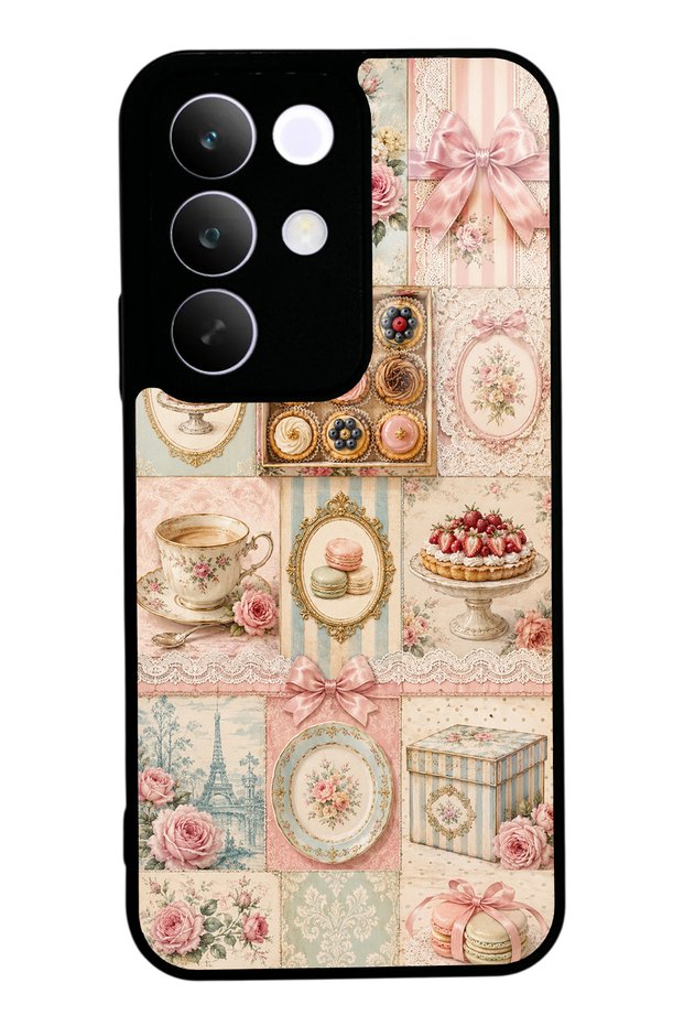 Realme C85 Parisian Sweet Quilt Design Glossy Phone Case