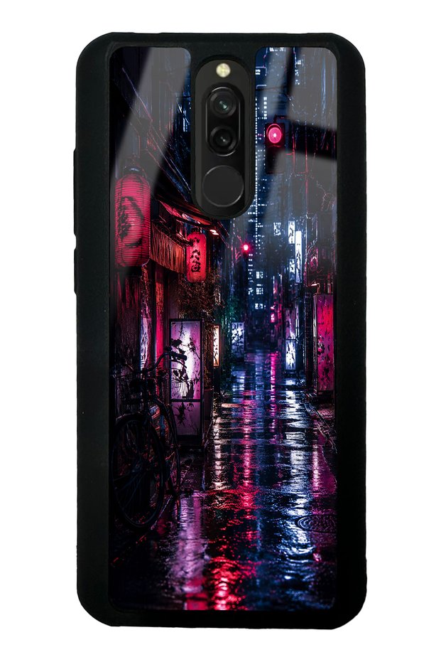 Xiaomi Redmi 8 Electric Alley Design Glossy Phone Case