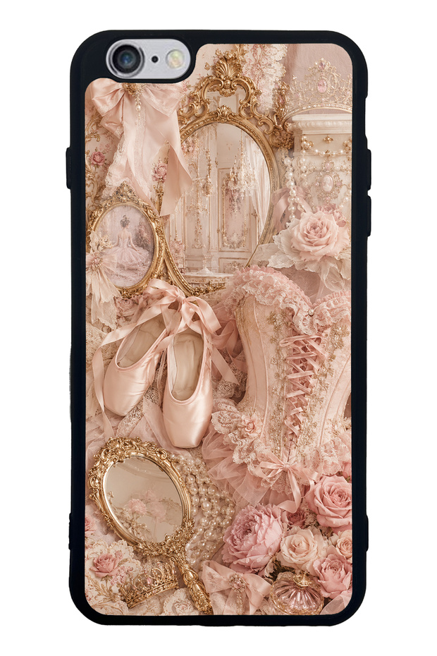 iPhone 6 Plus Glossy Phone Case with Royal Ballet Vanity Design