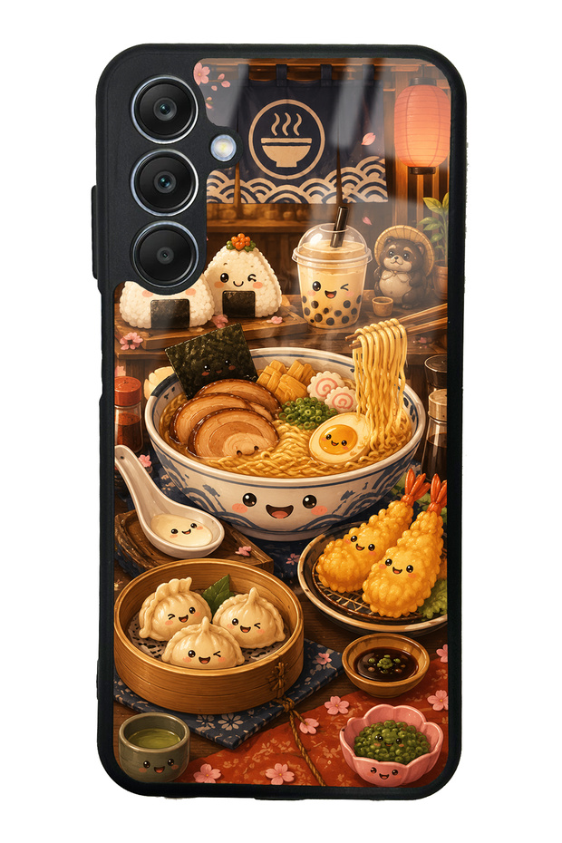 Samsung A25 Ramen Bento Club Design Glossy Phone Case