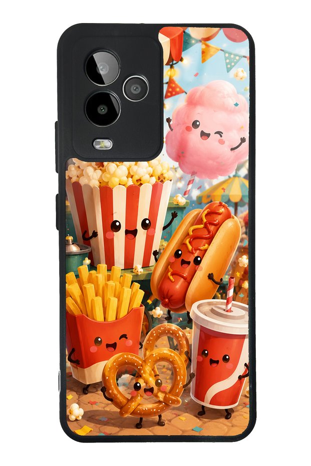 Gm 24 Pro Fun Food Party Designed Glossy Phone Case