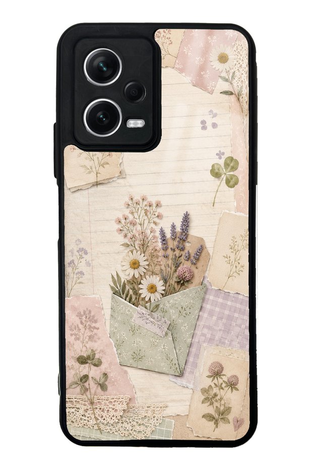 Xiaomi Redmi Note 12 5g Wildflower Diary Design Glossy Phone Case