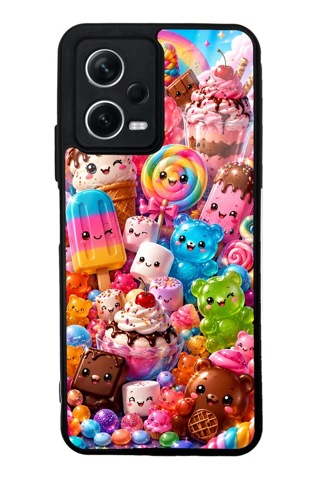Xiaomi Redmi Note 12 5g Kawaii Candy Party Design Glossy Phone Case