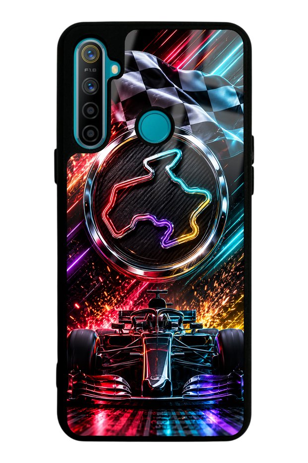 Realme 5I Glossy Phone Case with Apex Lights Design