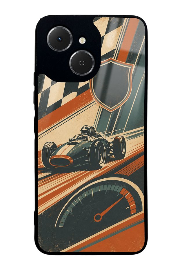 Tecno Spark 40C Heritage Racer Design Glossy Phone Case
