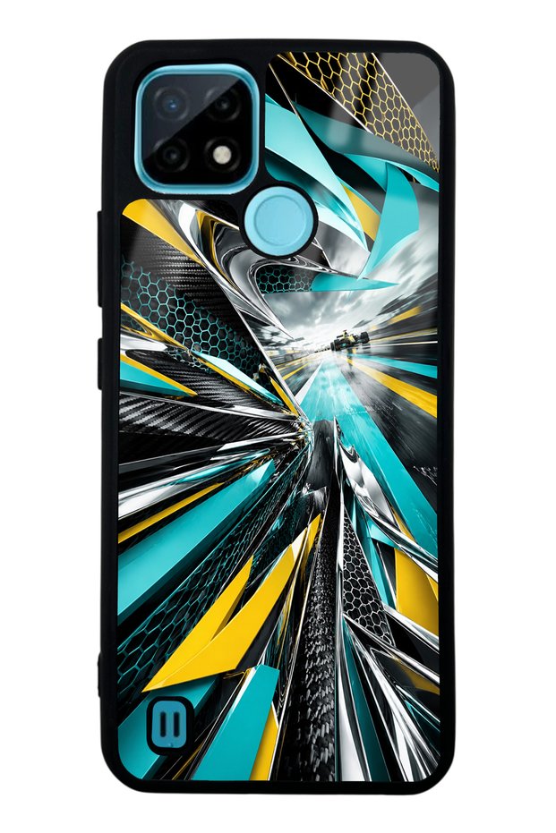 Realme C21 Apex Surge Design Glossy Phone Case