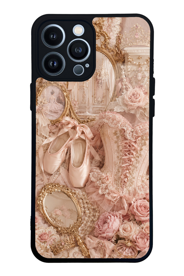 iPhone 13 Pro Max Glossy Phone Case with Royal Ballet Vanity Design