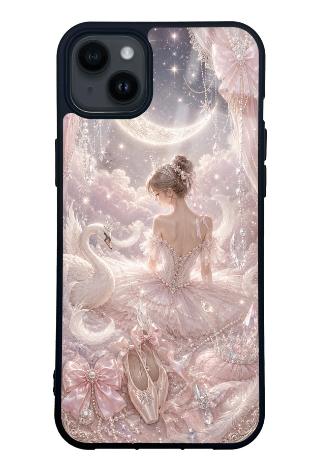 iPhone 14 Plus Starlight Ballerina Design Glossy Phone Case