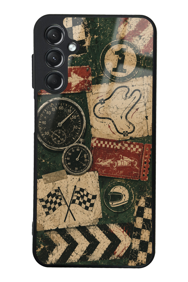 Samsung A24 Heritage Track Club Design Glossy Phone Case