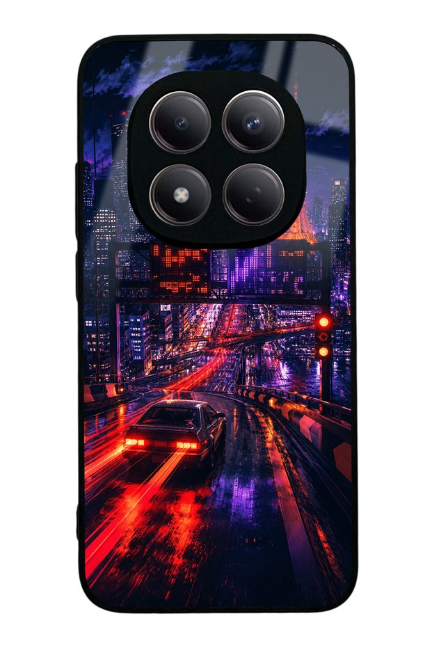 Xiaomi Redmi Note 15 Pro 5g Neon Tokyo Nights Design Glossy Phone Case