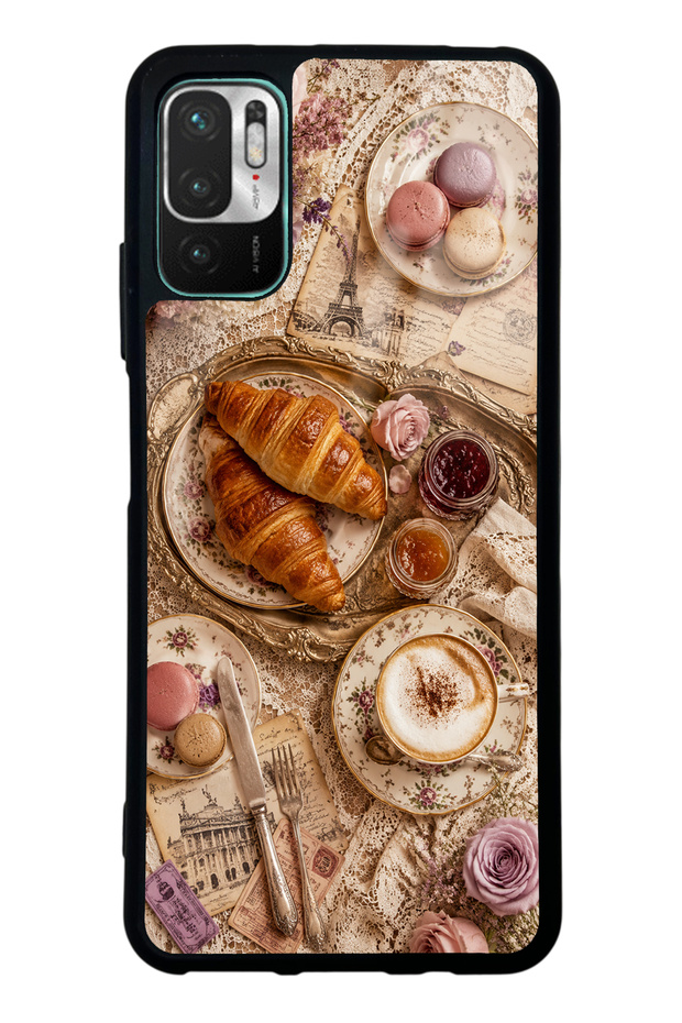 Xiaomi Redmi Note 10 5g French Café Romance Design Glossy Phone Case