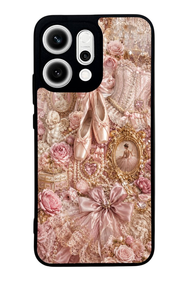 Oppo Reno 14 Angel Ballet Design Glossy Phone Case
