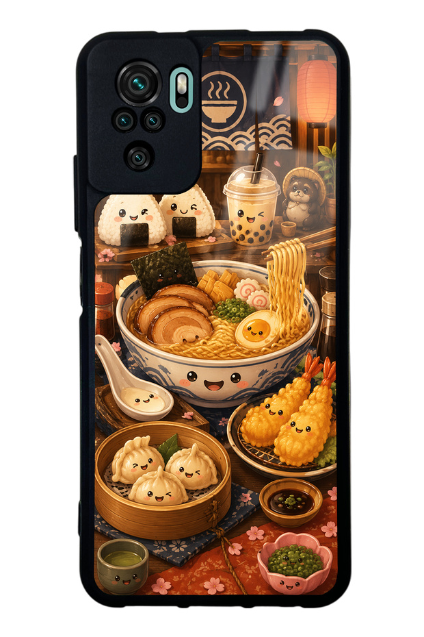 Xiaomi Redmi Note 10 Ramen Bento Club Design Glossy Phone Case