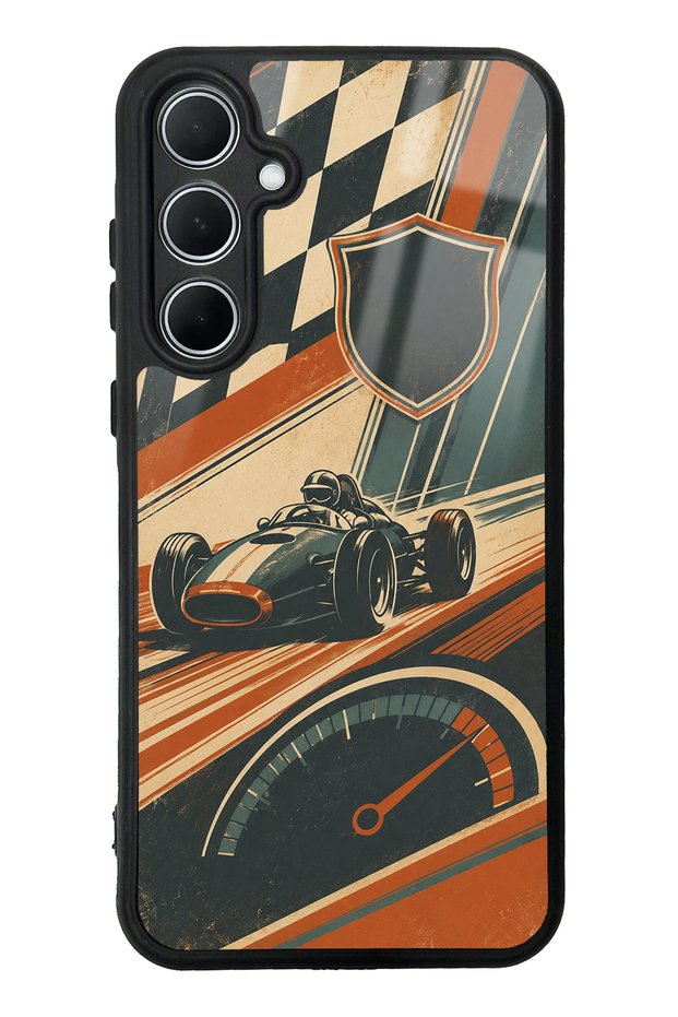Samsung A35 Heritage Racer Design Glossy Phone Case
