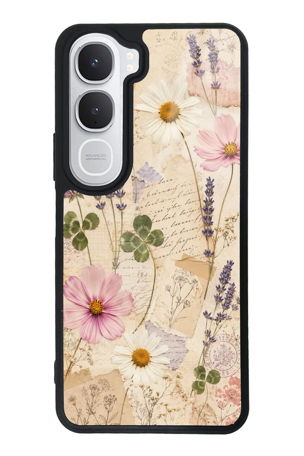 Vivo Y31 Glossy Phone Case with Wildflower Letters Design