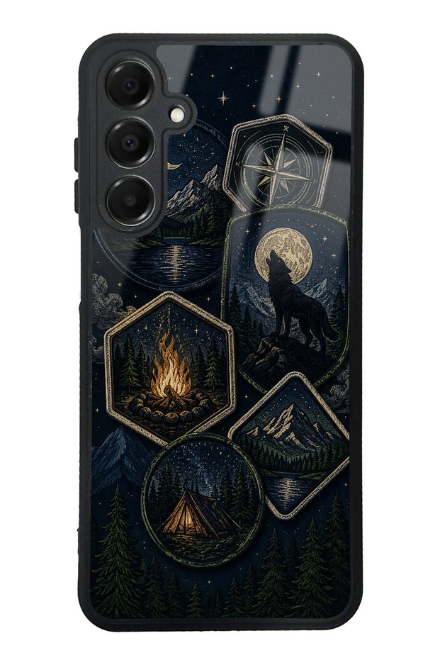 Samsung A16 Moonlit Trails Design Glossy Phone Case