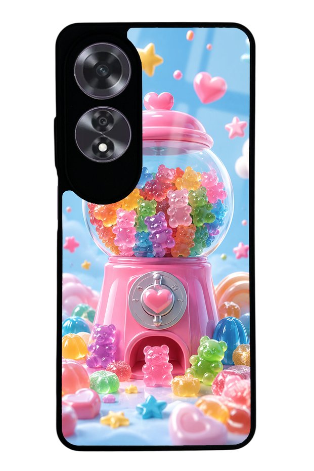 Oppo A60 Candy Bear Dream Design Glossy Phone Case