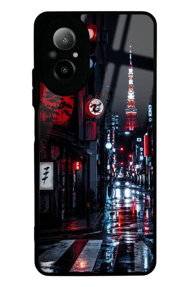 Realme 12 Lite Midnight Tokyo Design Glossy Phone Case