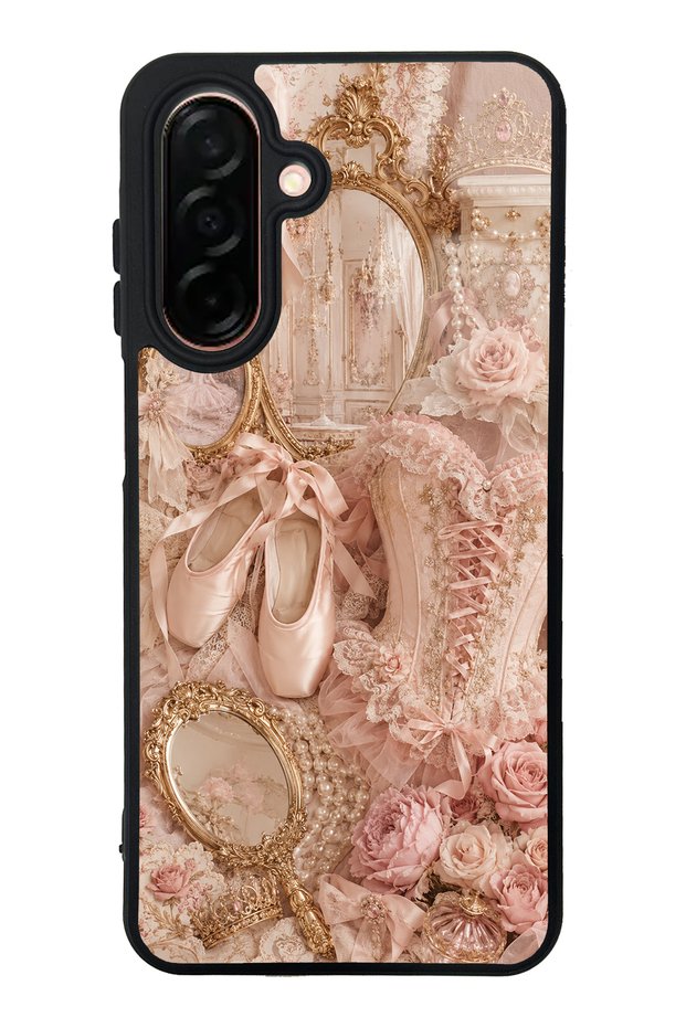 Samsung A26 Glossy Phone Case with Royal Ballet Vanity Design