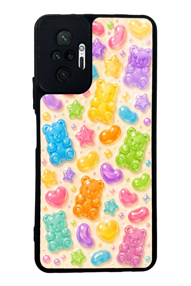 Xiaomi Redmi Note 10 Pro Sweet Bear Jelly Design Glossy Phone Case