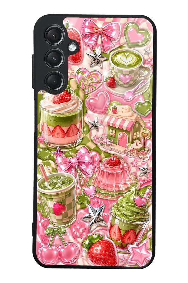 Samsung A24 Matcha Candy Club Design Glossy Phone Case