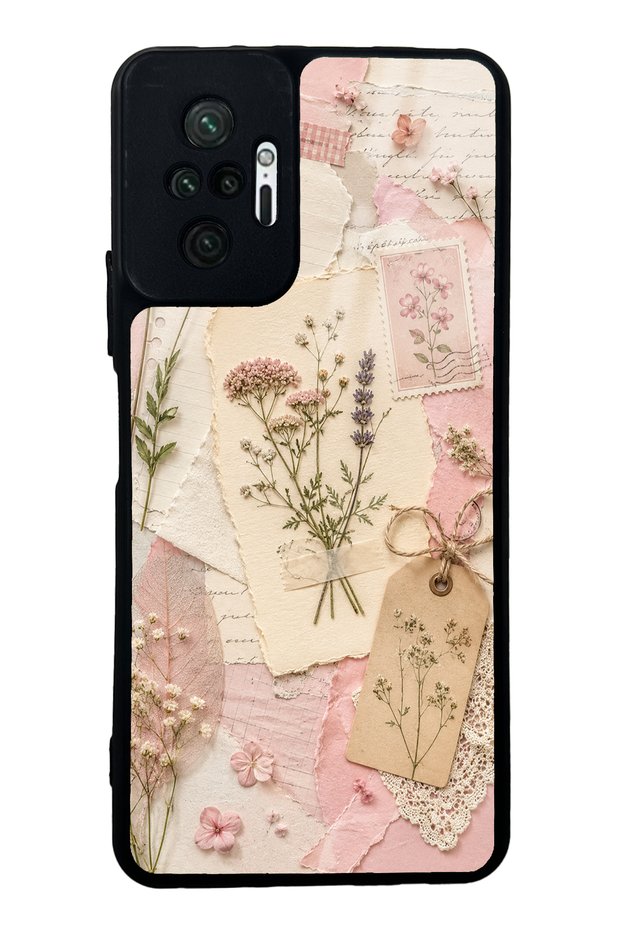 Xiaomi Redmi Note 10 Pro Blush Herbarium Design Glossy Phone Case