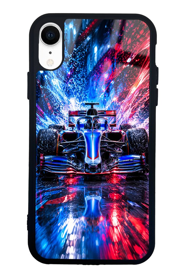 iPhone Xr Bluefire Apex Design Glossy Phone Case