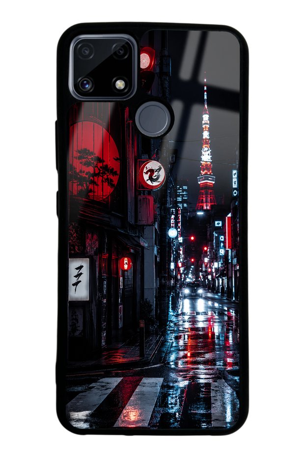 Realme C25 Midnight Tokyo Design Glossy Phone Case