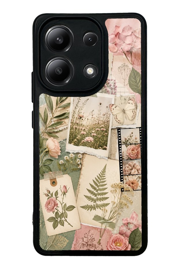 Xiaomi Redmi Note 13 4g Soft Garden Notes Design Glossy Phone Case
