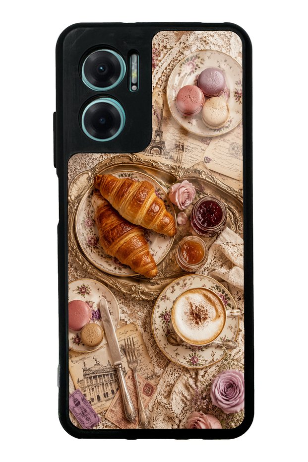 Xiaomi Redmi Note 11E French Café Romance Design Glossy Phone Case