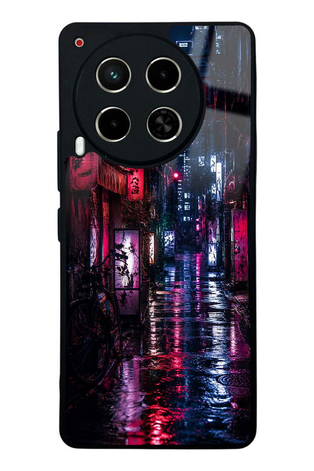Tecno Camon 30 Electric Alley Design Glossy Phone Case