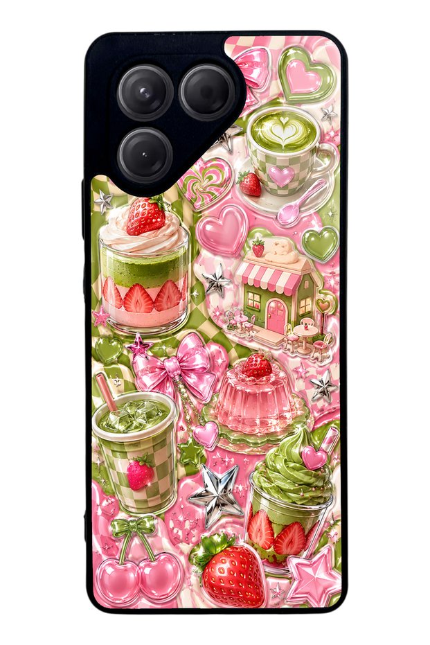 Tecno Pova 7 Matcha Candy Club Design Glossy Phone Case