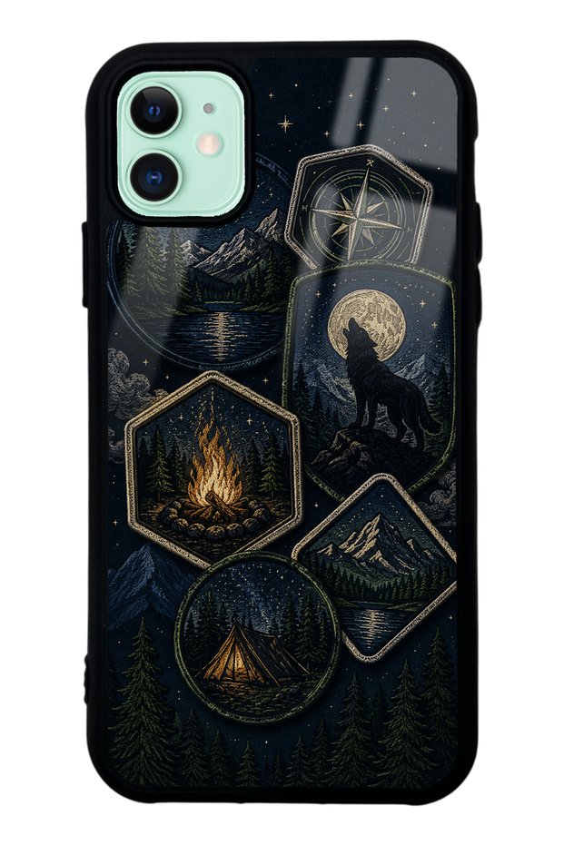 iPhone 11 Moonlit Trails Design Glossy Phone Case