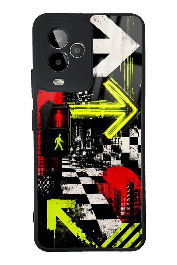 Gm 24 Pro Neon District Design Glossy Phone Case