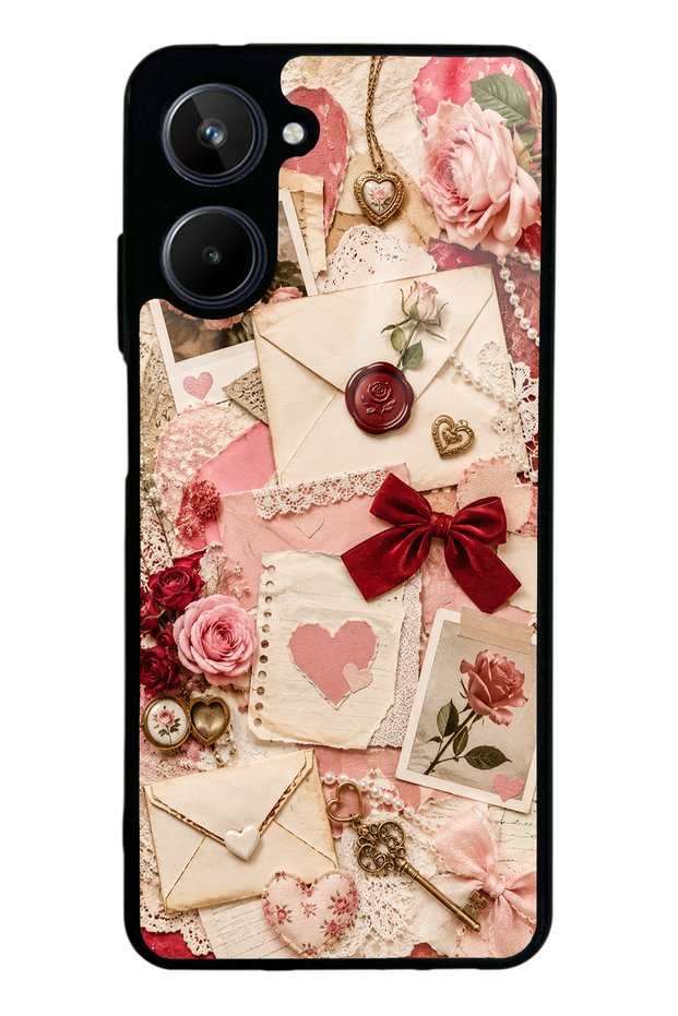 Realme 10 Love Letter Garden Design Glossy Phone Case